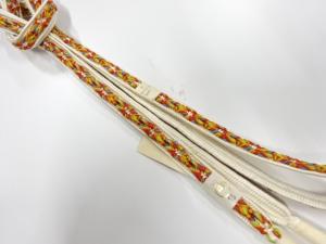 未使用品　正絹　手組帯締め